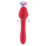 Rose Combination 3 Pieces/Set Gift Box Rose Shaped Vibrating Rose Vibrator Sex Toys For Woman Clit Tongue Sucking Vibrator
