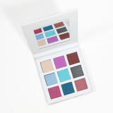 9 Colors High Pigmented Eyeshadow Choose any Colors Matte Shimmer Glitter Makeup Palette Kit Custom Private label