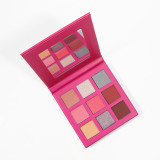 9 Colors High Pigmented Eyeshadow Choose any Colors Matte Shimmer Glitter Makeup Palette Kit Custom Private label