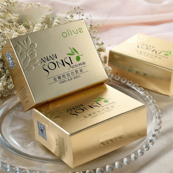 High quality custom printing cosmetic Soap packaging box handmade glossy packaging for soap paper box with own logo