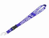 High Quality Neck Custom Polyester Pink Style Lanyards ID Card Keychain