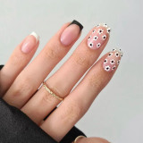 New ideal party ballerina designer press on nails & short & toe manicure extreme long artificial nails
