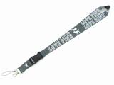 High Quality Neck Custom Polyester Pink Style Lanyards ID Card Keychain