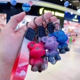 3D Cartoon Cute Custom Design PVC Key chain Soft Rubber Car Keychain  Accessories Doll Bag Backpack Pendant