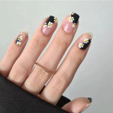 New ideal party ballerina designer press on nails & short & toe manicure extreme long artificial nails