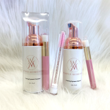 Tear Free and Vegan Friendly Private Label Lash Extension Foam Cleanser With Brushes Lash Bath Daily Eye Lash Wash Shampoo