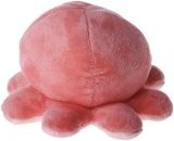 TeeTurtle | The Original Reversible Octopus Plushie | Patented Design | Light Pink and Light Blue | Show your mood without saying a word!
