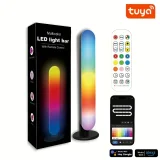 2-Pack RGBIC TUYA Smart LED Light Bars, Work With Alexa And Google Assistant, With 2.4G Remote Control, Gaming Lights, Backlights RGBIC WiFi TV Backlights With Scene Modes And Music Modes For Gaming, Pictures, PC, TV, Room Decor Gaming Setup