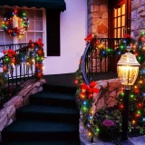 1 Pack Plug In High Brightness Lights, 300 LEDs String Lights, 104FT Christmas Lights, 8 Modes Waterproof Twinkle Lights Fairy String Lights, For Christmas Tree Holiday Bedroom Party Patio Yard Decoration (colorful) Contains Memory And Timing