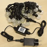 1pc Smart String Lights, 50 LED 32.8ft 10M RGB Warm White String Lights, IP65 Waterproof Light For Alexa App Control For Garden Yard Porch Wedding Party Decor, Christmas & Halloween Decorations