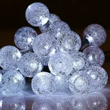 1pc Smart String Lights, 50 LED 32.8ft 10M RGB Warm White String Lights, IP65 Waterproof Light For Alexa App Control For Garden Yard Porch Wedding Party Decor, Christmas & Halloween Decorations