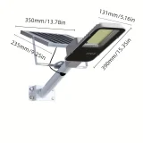 1pc New Solar Street Lights, Outdoor Waterproof High-power LED Village Road Lights, 600 High-brightness LED Lamp Beads, Fully Automatic Light Control Induction, Suitable For Outside Doors, Sports Fields, Courtyards, Swimming Pools, Roads