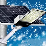 1 Pack Golden Bean Model High Power High Bright Solar Pathway Light, High Accessories Solar Panel, 3030 Lens Headlight Beads, Light Control Induction + Remote Control + Timing, Distribution Remote Control, Mounting Rod, Wall Mount Package