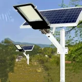 1pc New Solar Street Lights, Outdoor Waterproof High-power LED Village Road Lights, 600 High-brightness LED Lamp Beads, Fully Automatic Light Control Induction, Suitable For Outside Doors, Sports Fields, Courtyards, Swimming Pools, Roads