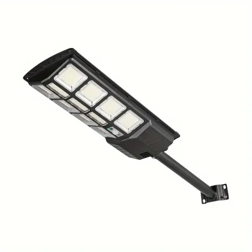 1pc 300W Integrated Human Body Sensing And Intelligent Light-controlled Solar Light, Suitable For Courtyards, Farms, Roads, And Front Doors, Free Shrink Rod + Remote Control + Wall Installation Package