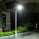 1 Pack Golden Bean Model High Power High Bright Solar Pathway Light, High Accessories Solar Panel, 3030 Lens Headlight Beads, Light Control Induction + Remote Control + Timing, Distribution Remote Control, Mounting Rod, Wall Mount Package