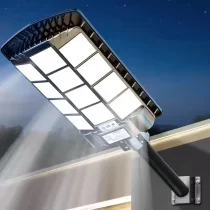 1pc High-power Integrated Solar Lamp, Human Body Induction + Light Control + Remote Control, High-brightness LED Large Lamp Beads, Irradiation Area Up To 300 Square Meters,Suitable For Courtyards, Parks, Roads, Farms, Free Bracket, Wall Parts Package