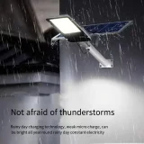 1pc New Solar Street Lights, Outdoor Waterproof High-power LED Village Road Lights, 600 High-brightness LED Lamp Beads, Fully Automatic Light Control Induction, Suitable For Outside Doors, Sports Fields, Courtyards, Swimming Pools, Roads