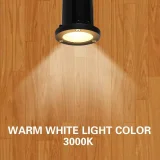 4/12 Pack 5W Well Lights, 12-24V LED In-Ground Low Voltage Landscape Lights With Connectors, IP67 Waterproof Landscape Lighting, 3000K Pavers Lights Warm White For Yard, Garden, Patio( Power Adapter Not Included)