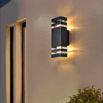 1pc Outdoor Wall Light, Aisle Balcony Double Head Wall Light, Modern Simple Courtyard Light Villa Wall Light Corridor Light