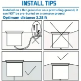 4/12 Pack 5W Well Lights, 12-24V LED In-Ground Low Voltage Landscape Lights With Connectors, IP67 Waterproof Landscape Lighting, 3000K Pavers Lights Warm White For Yard, Garden, Patio( Power Adapter Not Included)
