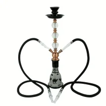 1pc, Exquisite Arabic Smoking Product, Double Hose Smoking Product, Can Be Used By Two People At The Same Time, Suitable For Bar Party, Household Gadget, Valentine's Day Gift, New Year's Gift