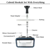 1pc, Arabic Smoking Product, Double Hose Smoking Product, Can Be Used By Two People At The Same Time, Suitable For Bar Party, Household Gadget, Christmas Gifts, Christmas Supplies, Christmas Party Supplies