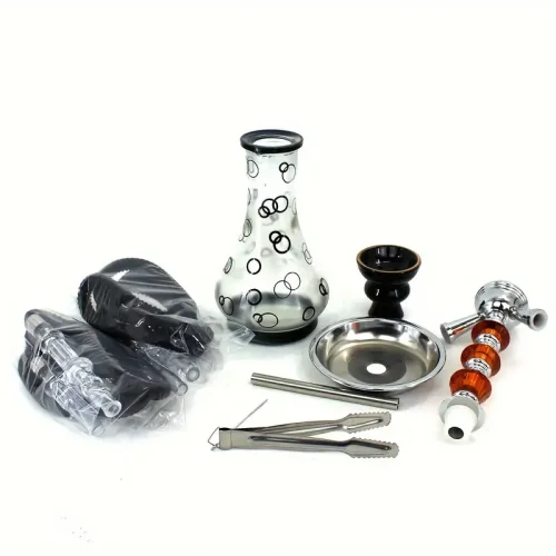 1pc, Exquisite Arab Smoking Product, Double Hose Smoking Product, Cute Bubble Bottle, Can Be Used By Two People At The Same Time, Suitable For Bar Party, Household Gadget, Christmas Gifts, Valentine's Day Gift, New Year's Gift