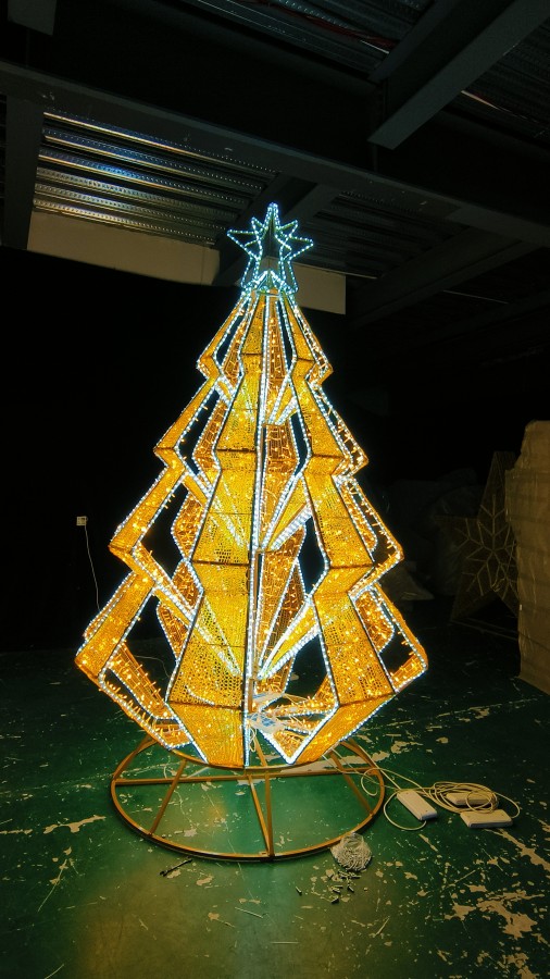 BJ-Motif-7 Factory Direct Custom Iron Art Lighting | For Street Decoration & Landscape Projects