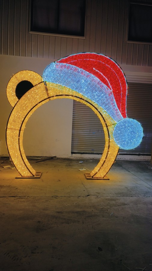 BJ-Motif-17 Hanging & Wall-Mounted Custom Lights | Space-Saving Decor for Building Facades
