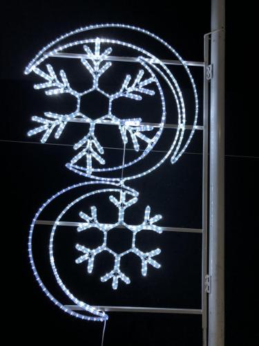 BJ-Motif-C67  Aanpasbare 3D Lichtsculptuur voor Winkelcentra | Decoratieve Blikvanger