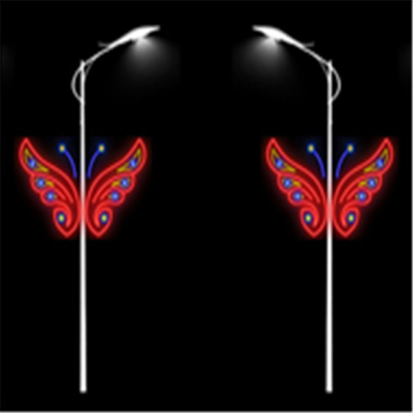 BJ-Motif-C1 ผู้ผลิตประติมากรรมไฟ LED พร้อมบริการออกแบบ 3D | รับผลิต OEM ทั่วโลก