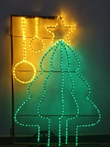 BJ-Motif-C75 Moderne Geometrische LED Lichtkunst | Aanpasbare Formaten voor Commercieel & Wonen