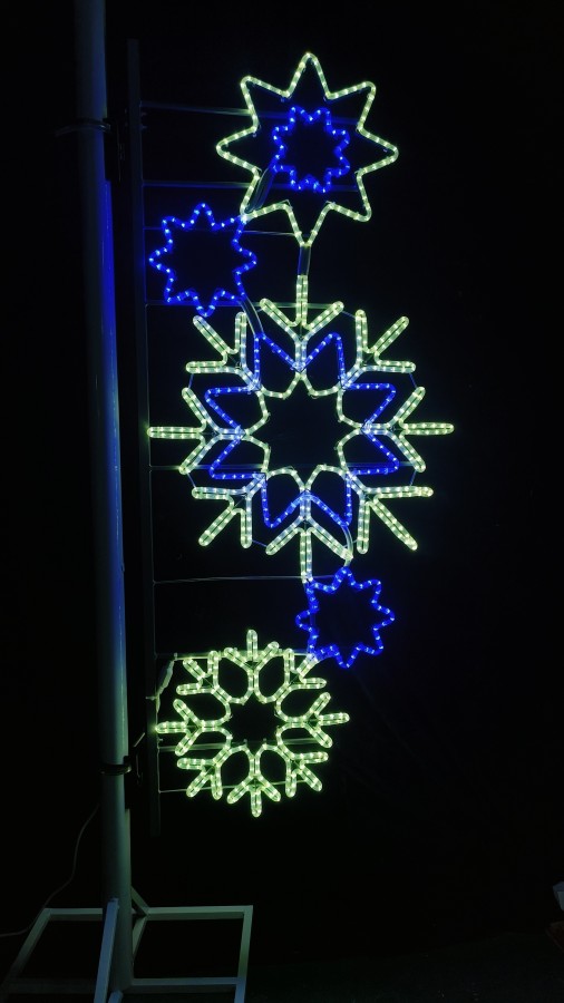 BJ-Motif-C80 Robuuste Buiten Lichtsculptuur | Demontabele Structuur voor Scheepstransport