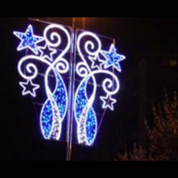 BJ-Motif-C4  Luzes Decorativas Paisagísticas Personalizadas | Escultura de Arte LED para Exterior