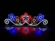 BJ-Motif-B12  ประติมากรรมไฟ 3D ปรับแต่งได้ สำหรับห้างสรรพสินค้า | จุดถ่ายรูปเช็คอิน