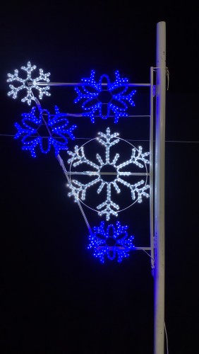 BJ-Motif-C69 Metal Lichtkunst voor Buiten | Aangepaste Boom-, Bloem- en Diervormen
