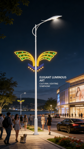 BJ-Motif-C27 Scultura Luminosa 3D Personalizzabile per Centri Commerciali | Decorazione Accattivante