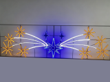 BJ-Motif-B17  ประติมากรรม LED กันน้ำ IP65 | แรงดันไฟปลอดภัย 24V สำหรับติดตั้งกลางแจ้ง