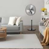 VEVOR 20 Inch Industrial Pedestal Fan, 3-Speed Oscillating Fan with Adjustable Height, 18/20/30 Inch Optional