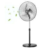 VEVOR 20 Inch Industrial Pedestal Fan, 3-Speed Oscillating Fan with Adjustable Height, 18/20/30 Inch Optional
