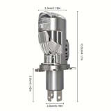 2-Pack H4 9003 HB2-QC0105 Super Bright 6500K White Light CSP LED Headlight, High Lumen 60000Lm/each 260W, Lens Design Perfect Beam, Built-in Driver with Fan, Long Life, Car & Motorcycle Mini Lens, No Battery Included