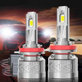 2-Pack H4 LED Headlight Bulbs, Compatible with H1, H4, H7, H11, 9005/HB3, 9006/HB4-O124 Sockets, High Power Design, CAN Bus Error-Free, High/Low Beam Dual Mode, 60,000 Lumens Brightness, 900% High Brightness