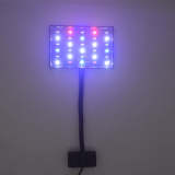 Aquarium Light, Full Spectrum Aquatic Plant Grow Light, Fish Tank Light with Adjustable Brightness, Dimmable, Timer, 360° Rotatable