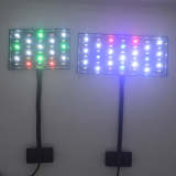 Aquarium Light, Full Spectrum Aquatic Plant Grow Light, Fish Tank Light with Adjustable Brightness, Dimmable, Timer, 360° Rotatable