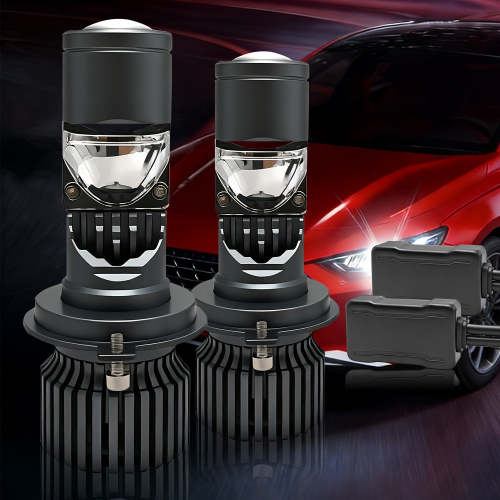 Automotive 2PCS LED Car Lights - H4/9003/HB2 - 59800LM, 350W High/Low Beam, 6500K Cool White Light, Suitable for Various Environments, Ultra-High Cooling Fan, Plug-and-Play, No Battery Needed