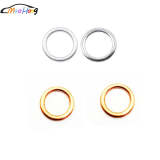 Automotive Replacement Oil Drain Plug Gasket – High Sealing Performance, Brass & Aluminum Alloy Engine Oil Pan Washer for VW Magotan, Sagitar, Audi Models – Oil Drain Bolt Gasket & Modification Part