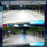 Automotive 2PCS LED Car Lights - H4/9003/HB2 - 58500LM, 6500K Cool White Light, Car Headlights, Suitable for All Environments, Ultra-High Cooling Fan, CANbus Plug-and-Play System, No Battery Needed, High/Low Beam