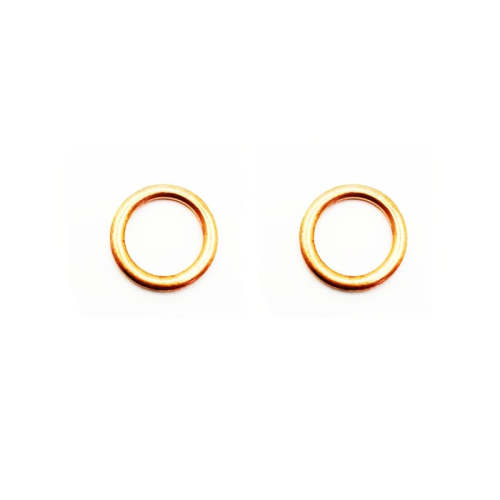 Automotive Replacement Oil Drain Plug Gasket – High Sealing Performance, Brass & Aluminum Alloy Engine Oil Pan Washer for VW Magotan, Sagitar, Audi Models – Oil Drain Bolt Gasket & Modification Part