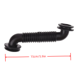 Automotive Wire Harness Door Tube | Black Rubber Dust-Proof Wiring Protection Conduit, Universal Fit